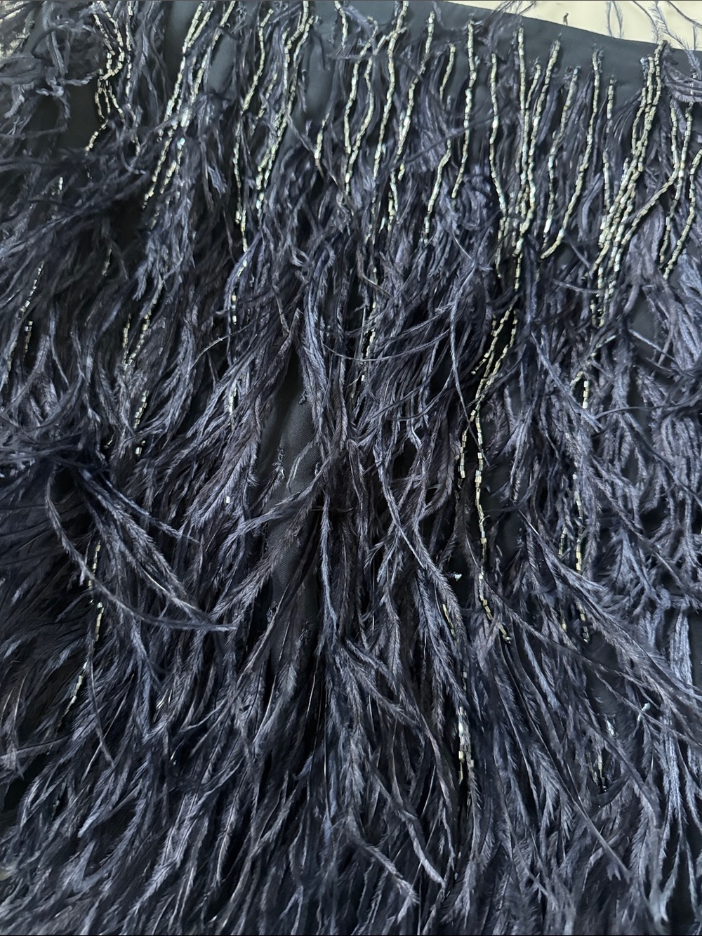 Haute Hippie Feather and Fringe Skirt - Picture 4 of 4